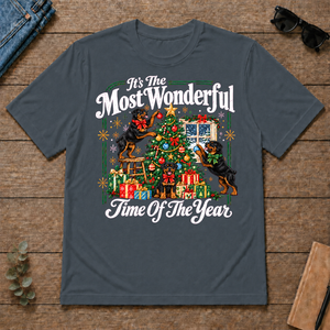Wonderful Christmas Rottweiler - dark-heather - TS2D-DarkHeather