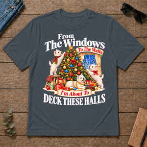 From the Windows to the Walls West Highland White Terrier - dark-heather - TS2D-DarkHeather