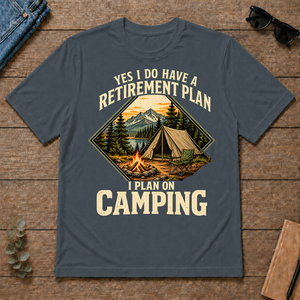 I Plan On Camping - dark-heather - TS2D-DarkHeather