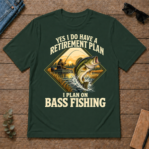 I Plan On Bass Fishing - forest-green - TS2D-ForestGreen