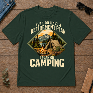 I Plan On Camping - forest-green - TS2D-ForestGreen