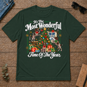 Wonderful Christmas German Shorthaired Pointer - forest-green - TS2D-ForestGreen