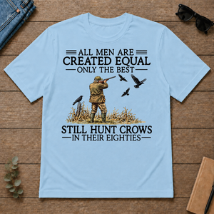 All Men Are Created Equal Crow Hunting 80s - light-blue - TS2D-LightBlue