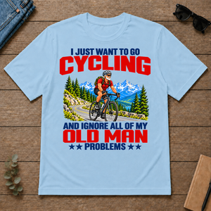 I Just Want To Go Cycling - light-blue - TS2D-LightBlue
