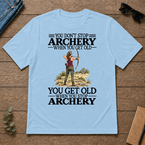Don't Stop Archery - light-blue - TS2D-LightBlue