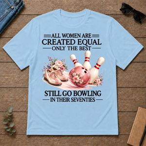 Still Go Bowling In 70s - light-blue - TS2D-LightBlue