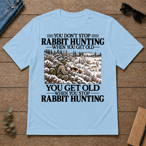 Don't Stop Rabbit Hunting Snow - light-blue - TS2D-LightBlue