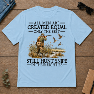 All Men Are Created Equal Snipe Hunting 80s - light-blue - TS2D-LightBlue