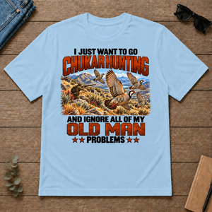 I Just Want To Chukar Hunting - light-blue - TS2D-LightBlue
