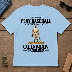 I Just Want To Play Baseball - light-blue - TS2D-LightBlue