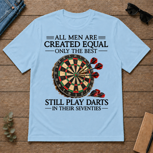 Still Play Darts In 70s - light-blue - TS2D-LightBlue
