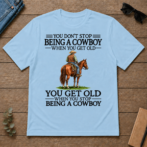 Don't Stop Cowboy - light-blue - TS2D-LightBlue
