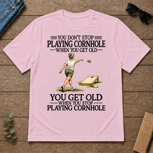 Don't Stop Playing Cornhole - light-pink - TS2D-LightPink