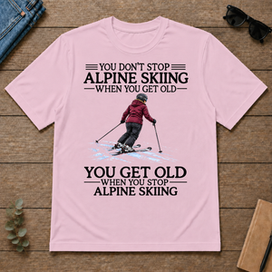Don't Stop Alpine Skiing Woman - light-pink - TS2D-LightPink