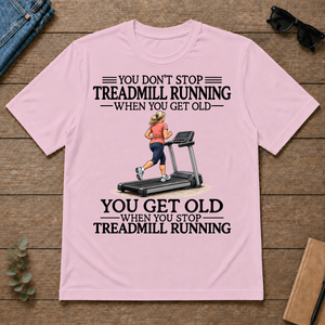 Don't Stop Treadmill Running Woman - light-pink - TS2D-LightPink