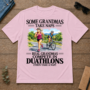 Real Grandmas Compete In Duathlons - light-pink - TS2D-LightPink