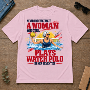 A Woman Still Plays Water Polo In Her 70s - light-pink - TS2D-LightPink