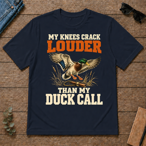 My Knees Crack Louder Than My Duck Call - navy - TS2D-Navy