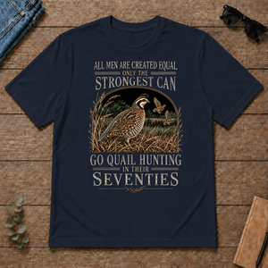 Quail Hunting Strongest Man In Seventies - navy - TS2D-Navy