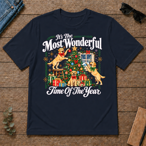 Wonderful Christmas Labrador Retriever - navy - TS2D-Navy