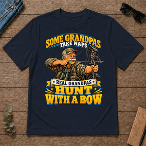 Real Grandpas Hunt With A Bow - navy - TS2D-Navy