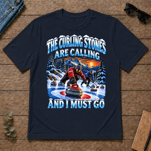 Curling Stones Are Calling And I Must Go - navy - TS2D-Navy