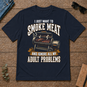 Vintage I Just Want To Smoke Meat - navy - TS2D-Navy
