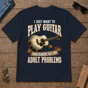 Vintage I Just Want To Play Guitar - navy - TS2D-Navy
