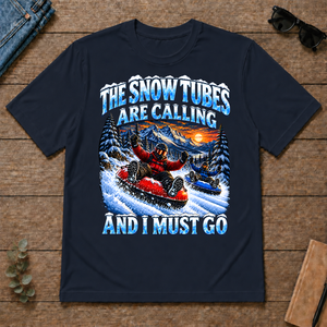 Snow Tubes Are Calling And I Must Go - navy - TS2D-Navy