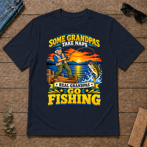 Real Grandpas Go Fishing - navy - TS2D-Navy