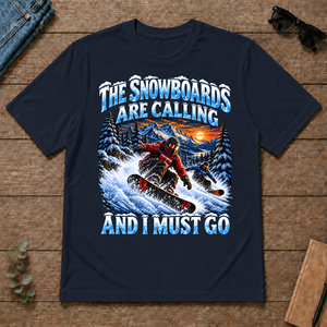 Snowboards Are Calling And I Must Go - navy - TS2D-Navy