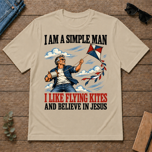 I Like Flying Kites And Believe In Jesus - sand - TS2D-Sand