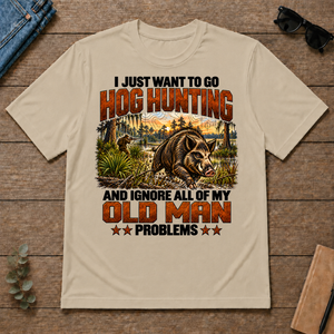 I Just Want To Go Hog Hunting Vintage - sand - TS2D-Sand