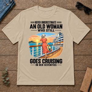 An Old Woman Still Goes Cruising In Her 70s - sand - TS2D-Sand
