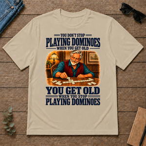 You Get Old When You Stop Playing Dominoes - sand - TS2D-Sand