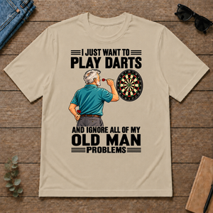 I Just Want To Play Darts Art - sand - TS2D-Sand