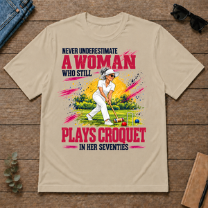 A Woman Still Plays Croquet In Her 70s - sand - TS2D-Sand