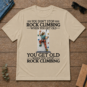 Don't Stop Rock Climbing Woman - sand - TS2D-Sand