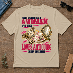 A Woman Still Loves Antiquing In Her Seventies - sand - TS2D-Sand
