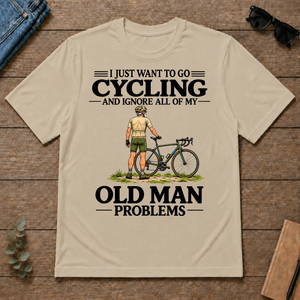 I Just Want To Go Cycling Vintage Men - sand - TS2D-Sand