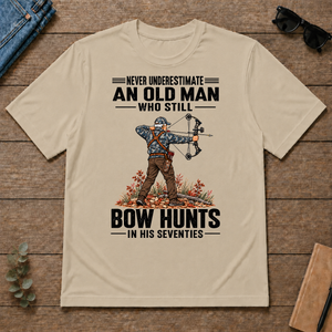 An Old Man Still Bow Hunts In His 70s - sand - TS2D-Sand