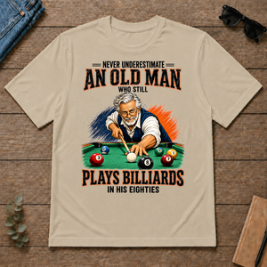 Never Underestimate An Old Man Still Plays Billiards In His 80s - sand - TS2D-Sand