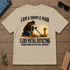 I Am Simple Man I Like Metal Detecting - sand - TS2D-Sand