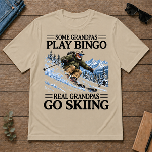 Some Grandpas Play Bingo Real Grandpas Go Skiing - sand - TS2D-Sand