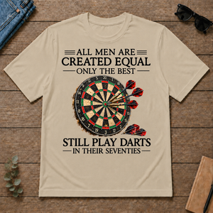 Still Play Darts In 70s - sand - TS2D-Sand