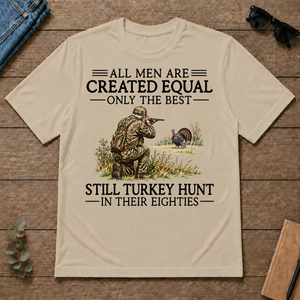 All Men Are Created Equal Turkey Hunting 80s - sand - TS2D-Sand