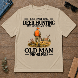 I Just Want To Go Deer Hunting Vintage - sand - TS2D-Sand