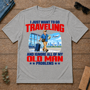 I Just Want To Go Traveling - sport-grey - TS2D-SportGrey