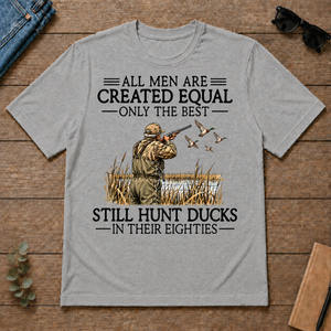 All Men Are Created Equal Duck Hunting 80s - sport-grey - TS2D-SportGrey