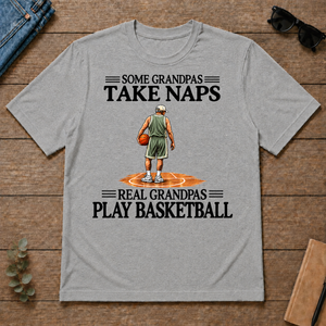 Real Grandpas Play Basketball Vintage - sport-grey - TS2D-SportGrey